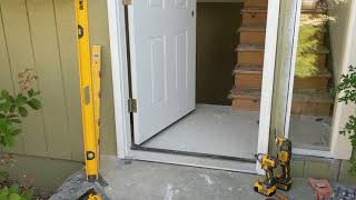 Jeld Wen Front Door Installation  Really crappy products and craftsmanship PART 1 [upl. by Smoot441]