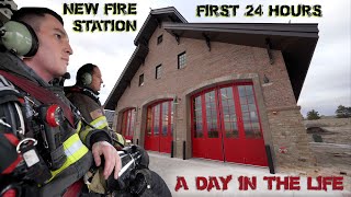 First 24 Hours in a New Fire Station  A Day in the Life [upl. by Chem]