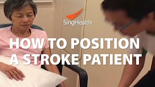 How To Position A Stroke Patient [upl. by Natsirhc121]