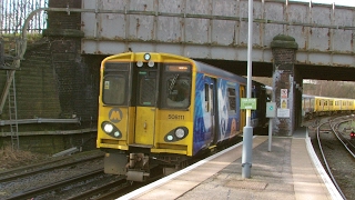 Half an Hour at 216  Birkenhead North Station 1022017  Class 507 508 terminus [upl. by Ayatan]