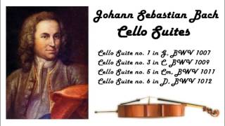 Johann Sebastian Bach  Cello suites in 432 Hz great for reading or studying [upl. by Rob]